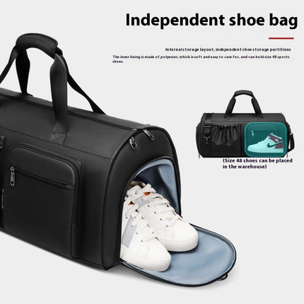 Large Capacity Travel Luggage Formal Suit Folding Buggy Bag Upishoppy