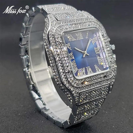 Ice Out Diamond Square Watch - Viva Vista Store