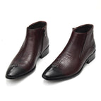 Wine red leather lining
