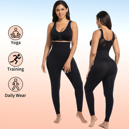 High Waist Belly Contracting Yoga Pants Dropshipman