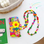 Rainbow Flowers + Messenger Rope / iPhone14