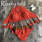 rusty red