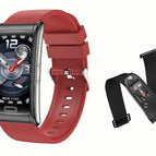 Soporte de ECG de silicona roja