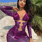 Printing And Dyeing Purple