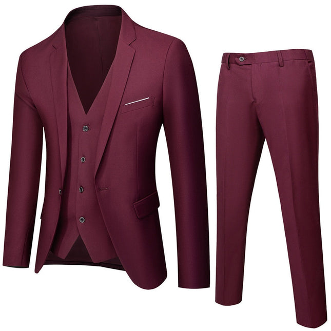 Men's Suit Set Two-piece Korean Style Dropshipman