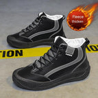 Zapatos acolchados de algodón negros