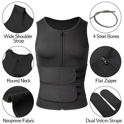Men Body Shaper Waist Trainer Upishoppy