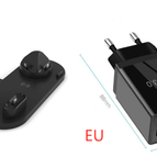 Black and EU adapter