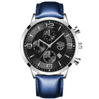Blue Silver Black
