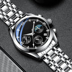 Silver Black / Steel belt