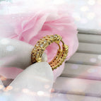 Cross Ear Clip Gold