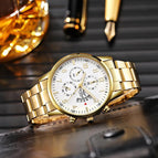 Gold Shell White Surface