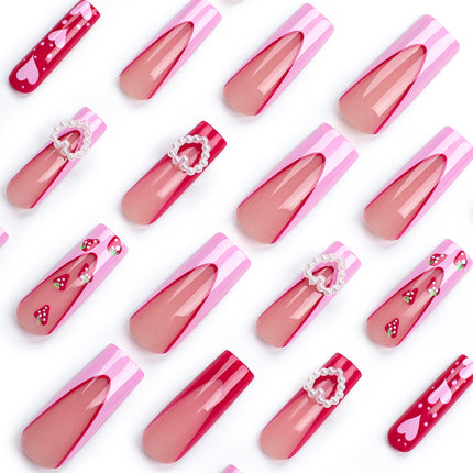 Three-dimensional Love Pearl Nail