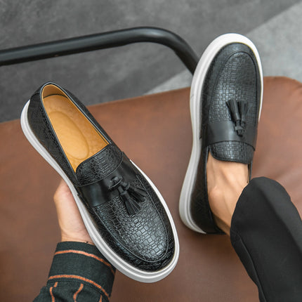 Casual Fashion Men's Fringed Leather Shoes