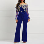 blue gold jumpsuit