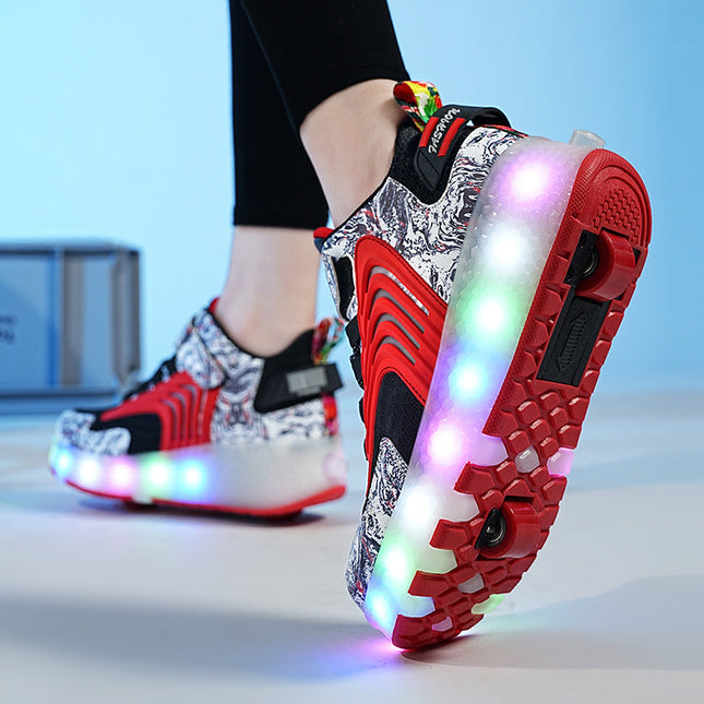 Children's Wheel Shoes LED  Light Dropshipman