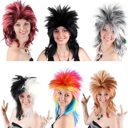 Factory direct killing Matt wig men and women general holiday wig multi-color gravity varicker head set wholesale - Viva Vista Store