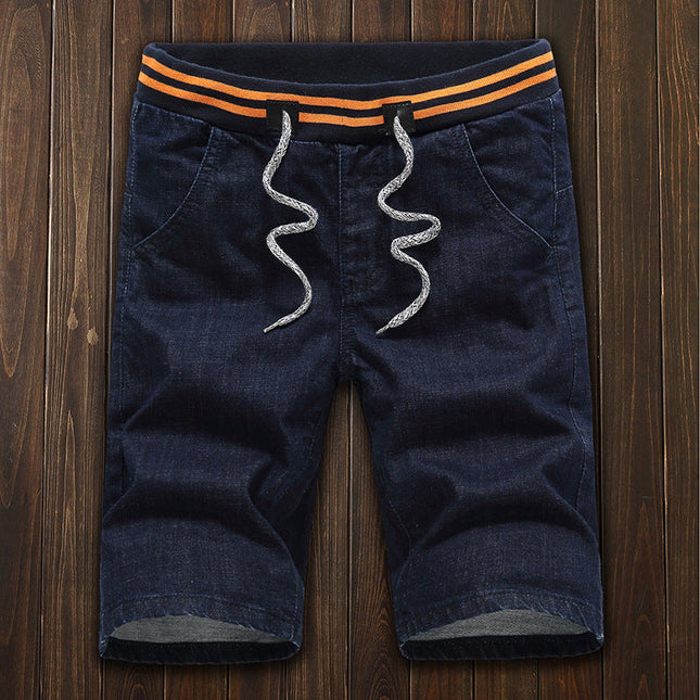 Summer denim shorts men's broken cave pants Upishoppy