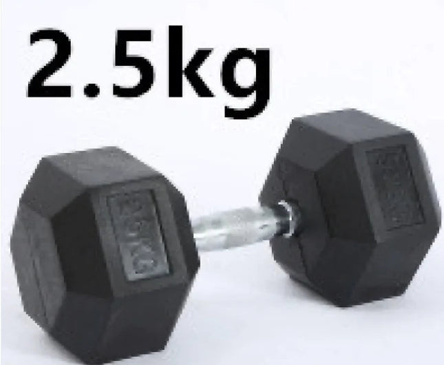 HexGrip Rubber-Coated Fixed Dumbbell Upishoppy