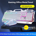 White Mixed Keyboard And Mouse