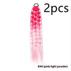 Pink And Light Pink / 2pcs