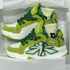 Blanco y verde