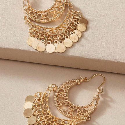 Zinc Alloy Dangle Earrings - Viva Vista Store