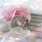 Cross Ear Clip Two Tone