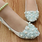 Fond plat vert glace / 40