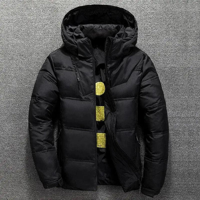 Men's White Duck Down Jacket - Viva Vista Store