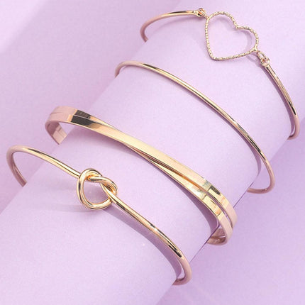 Love Geometric Cross Bracelet 4-piece Set - Viva Vista Store