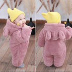Zipper Bear Leather Pink