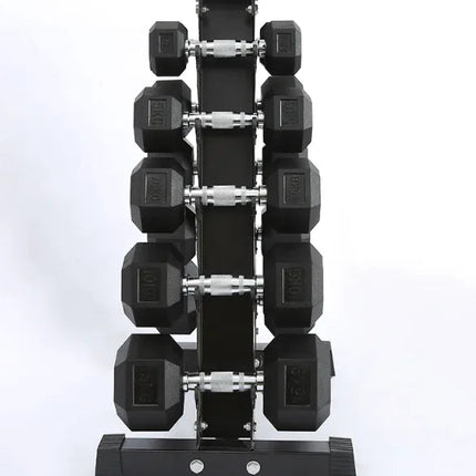 HexGrip Rubber-Coated Fixed Dumbbell Upishoppy