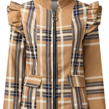 Long Sleeve Printed Coat - Viva Vista Store