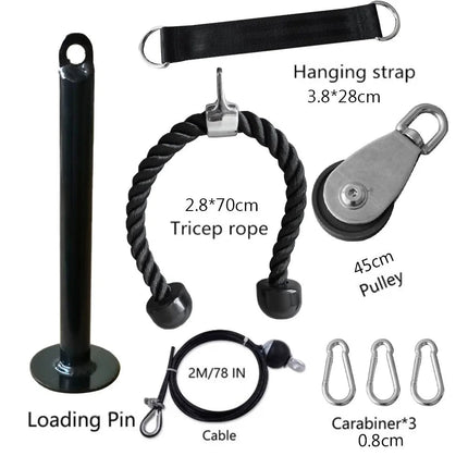DIY Fitness Pulley Cable System Upishoppy