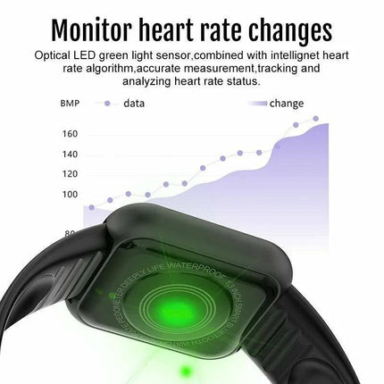 D20 PRO Y68 Smart Watch Men Wristwatches Water Proof Electronic Clock Fitness Monitor Men Reloj inteligente Women Smartwatch - Viva Vista Store