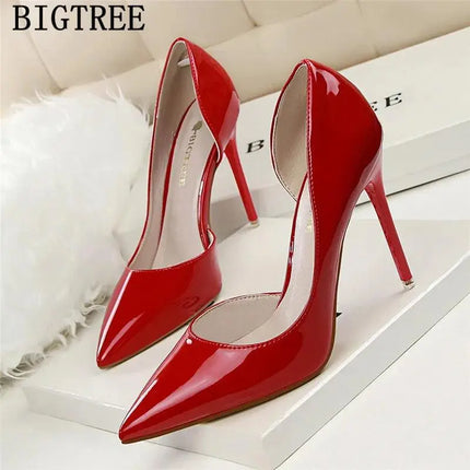 Office Shoes Women Extreme High Heels Pumps Women Shoes Bigtree Shoes High Heels Sandals Women Tacones Altos Mujer Sexy Ayakkabi - Viva Vista Store