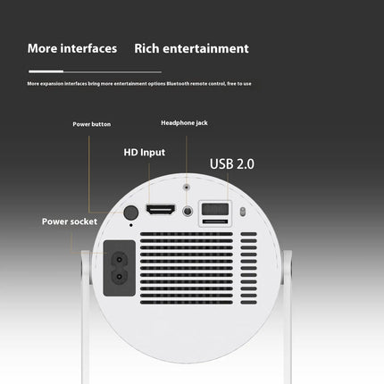 Portable 180° Home Projector Upishoppy