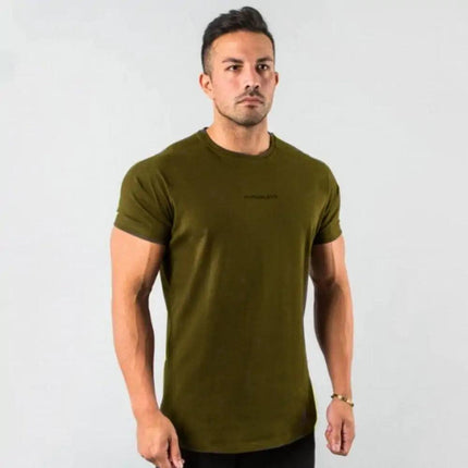 Men Fitted Gym T-Shirt - Viva Vista Store