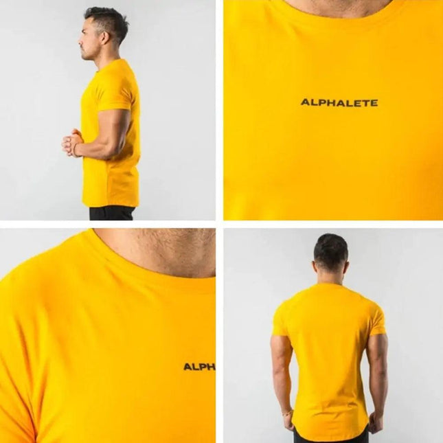 Men Fitted Gym T-Shirt - Viva Vista Store
