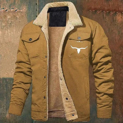 Casual Winter Jacket Single Breasted Warm Outerwear - Viva Vista Store