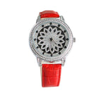 Red with silver shell