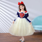 Vestido de princesa Love + diadema con lazo.