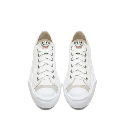 Dissolved wind canvas shoes Japanese open laugh slipboard shoes three original Kangyu network red INS thick steadwear shoes women's shoes wholesale - Viva Vista Store