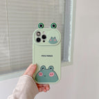 Push window DIY green frog