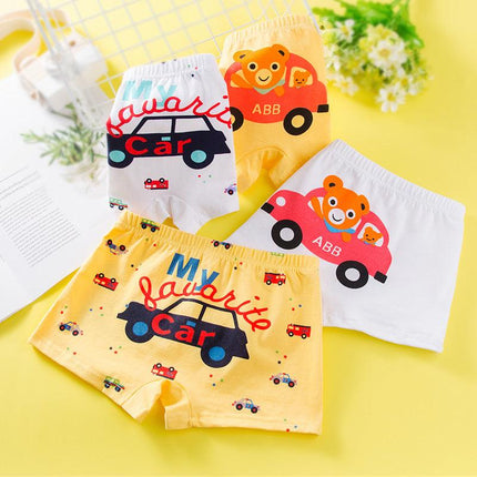 Boys underwear flat-angle cotton children's underwear small Chinese big boy four-pool baby shorts factory direct sales - Viva Vista Store