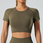 Khaki Green Short Sleeve