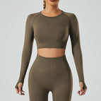Khaki Green Long Sleeved