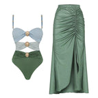 Green Color Matching Suit