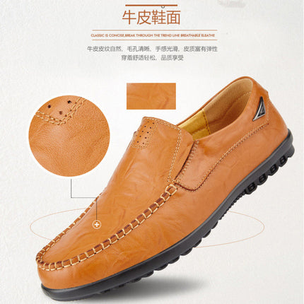 Autumn business peas fashion trend  low-top outdoor casual men's shoes Upishoppy